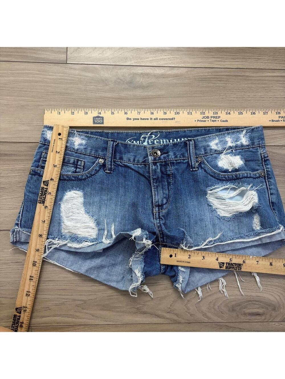 Y2K MCBLING MICRO LOW RISE SHORTS - Picture 4 of 4